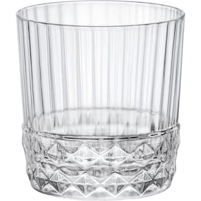 BORMIOLI ROCCO AMERICA `20S COPO UÍSQUE 9x9x9cm 350ml VIDRO TRANSP 6PÇ