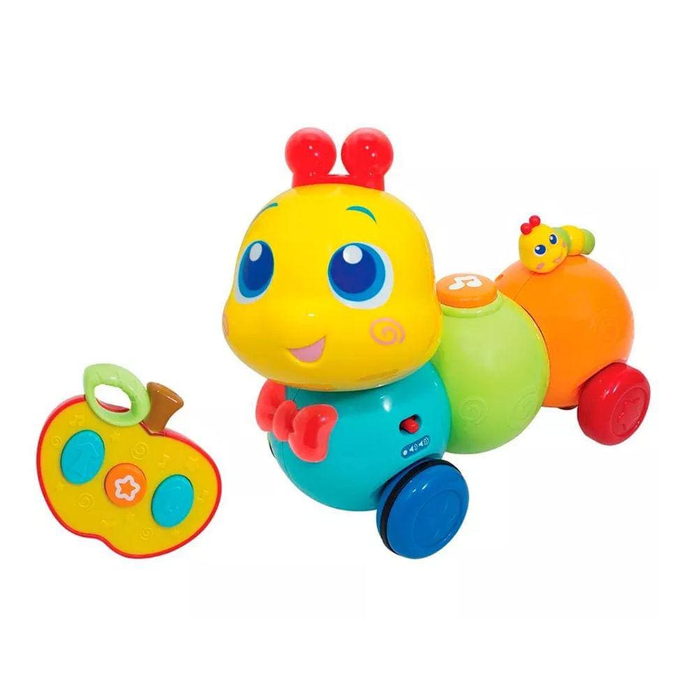 Figura Interativa com RC - Motion Fun - Lagarta Divertida - Winfun - Yes Toys