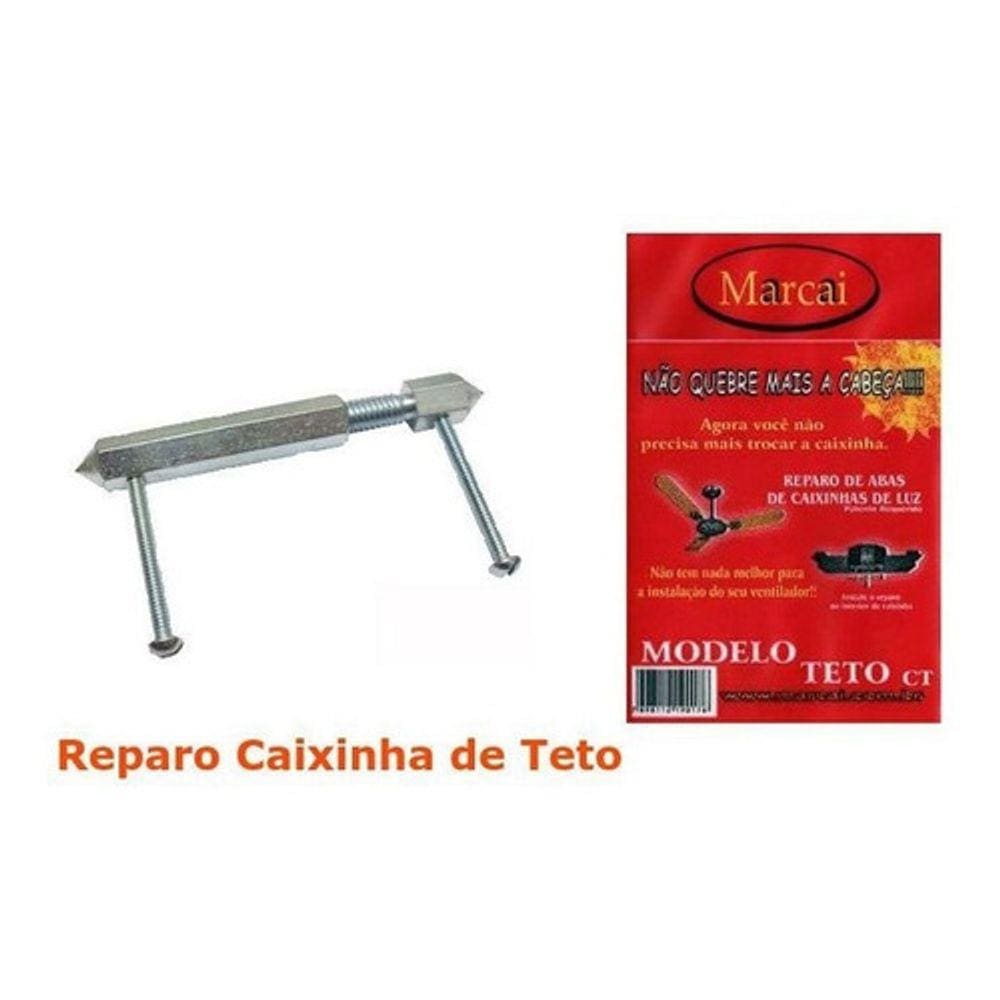 Fixador De Ventilador De Teto Reparo Salva Caixinhas Marcai