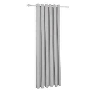 Cortina Cinza-Claro Cromada Oxford Uma Folha 150X230