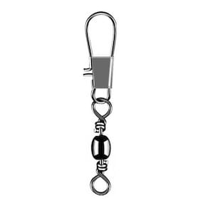 Anéis Com Rolamento Esférico E Giratório Conector Sólido De Isca Para Pesca 5 Peças