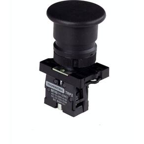 Botão Cogumelo Tramontina TRP2-EC22 1NF Preto com Base de Plástico Tramontina