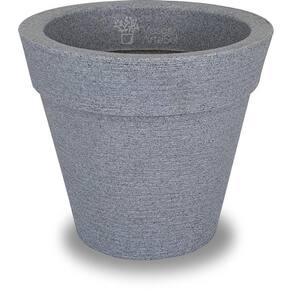 Vaso De Polietileno Redondo Tradição 02 Na Cor Granito