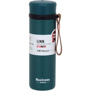 BUSINESS GARRAFA TÉRMICA 21x6x6cm 500ml INOX AZUL PAREDE DUPLA
