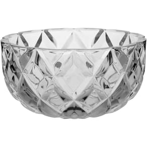 ANDRES CENTRO MESA 13x25x25cm CRISTAL ECO TRANSP