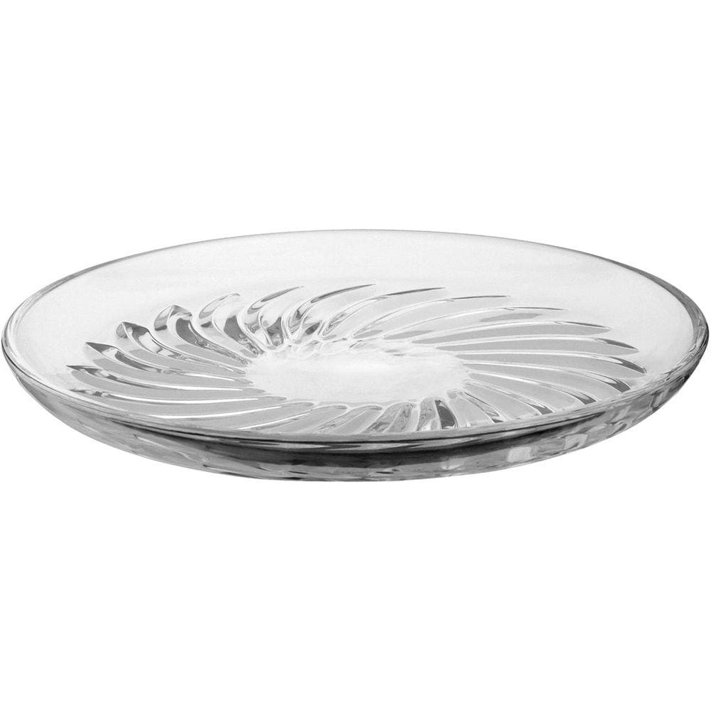 VICENZA CENTRO MESA 4x31x31cm CRISTAL ECO TRANSP