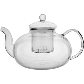 CLEAR CHALEIRA 17x15x23cm 1,2L BOROSILICATO TRANSP COM INFUSOR