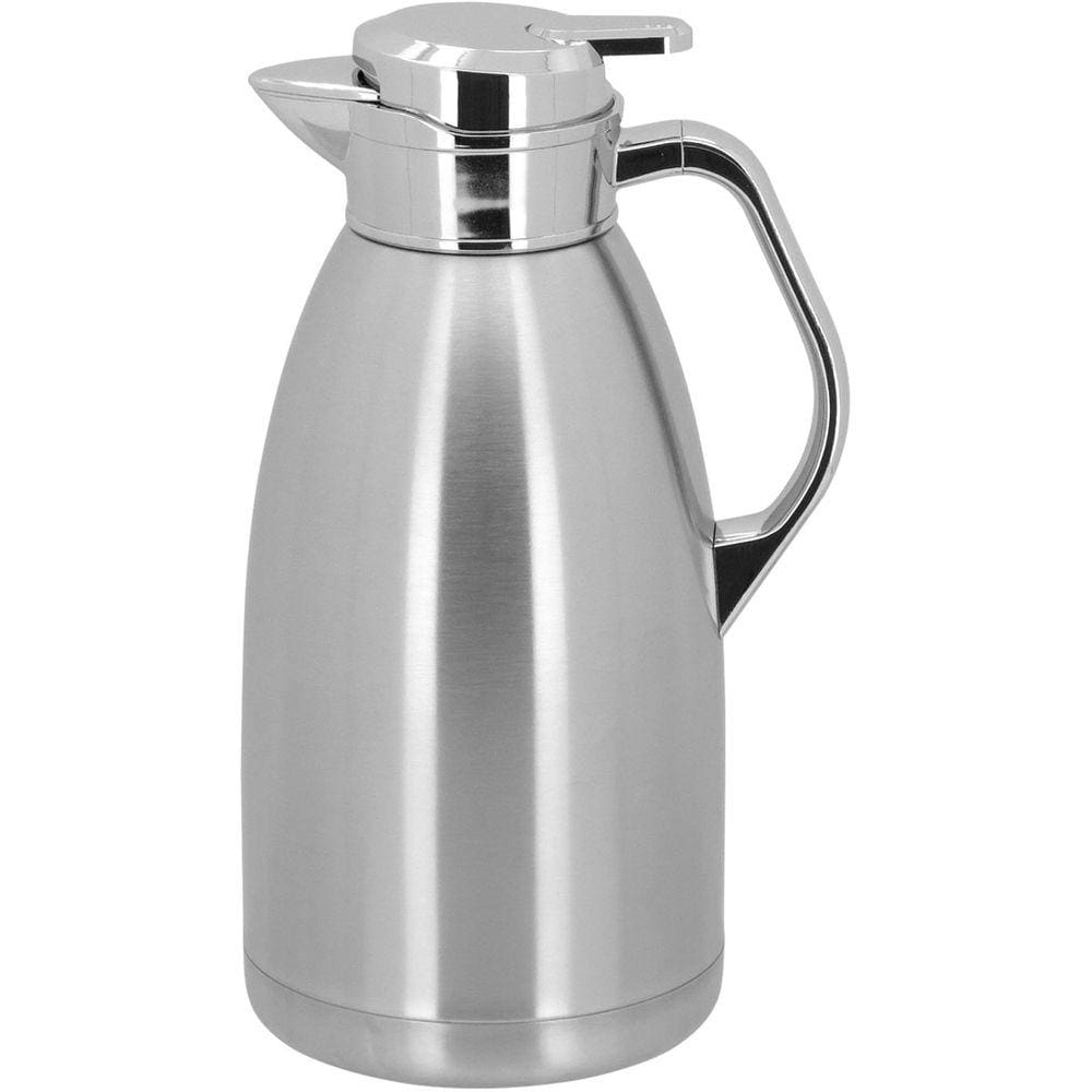 THERMO GARRAFA TÉRMICA 30x14x14cm 2L INOX PRATA PAREDE DUPLA