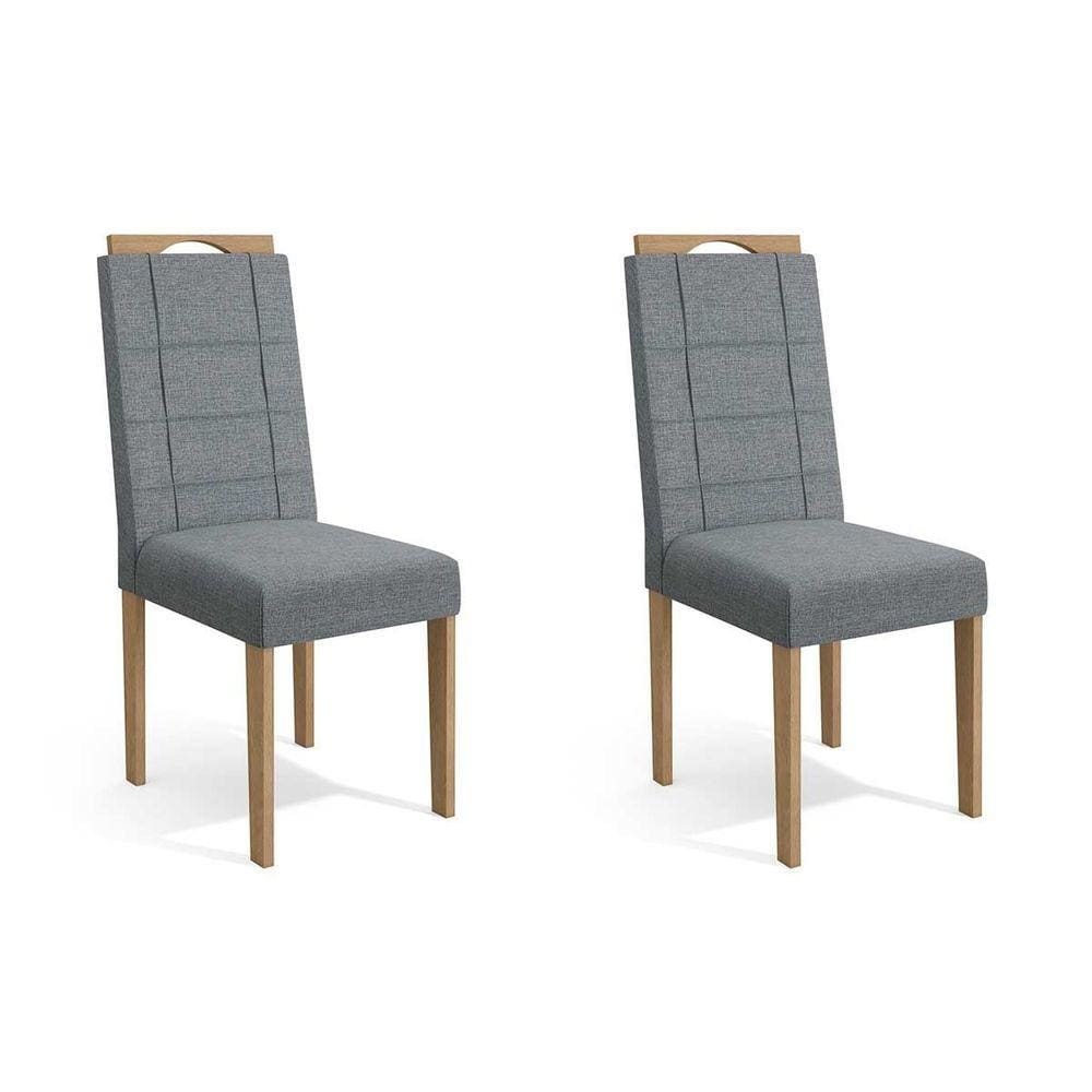 Cadeira Kappesberg 2CAD150 Eucalipto 2 Un Cor Eucalipto/ Cinza A018