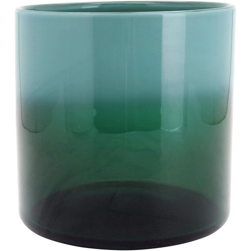 ALLINA VASO 20x20x20cm VIDRO VERDE