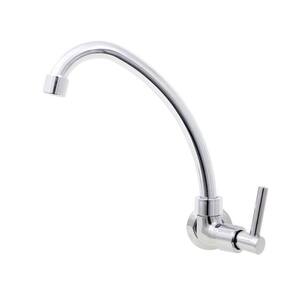Torneira Cozinha Parede Cromada Bica Móvel C62 Arejador Fixo