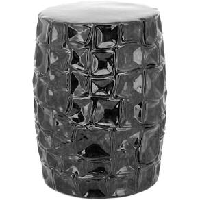 HOME&CO BENEDETTO BANQUETA 45x34x34cm CERÂMICA AZUL