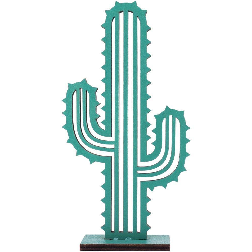 VERT ADORNO 22x12x4cm MDF VERDE CACTO