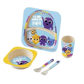 Kit Alimentação 5 Peças Oficial Bolofofos - Zoop Baby