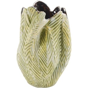 HOME&CO ALBERO VASO 24x15x15cm CERÂMICA VERDE