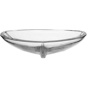 YOHANNA CENTRO MESA 8x33x33cm CRISTAL ECO TRANSP