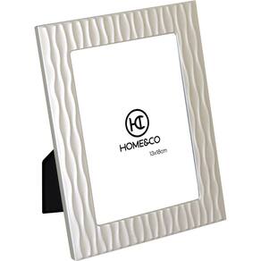 HOME&CO GARBO PORTA-RETRATOS 13X18 22x17x3cm METAL PRATA