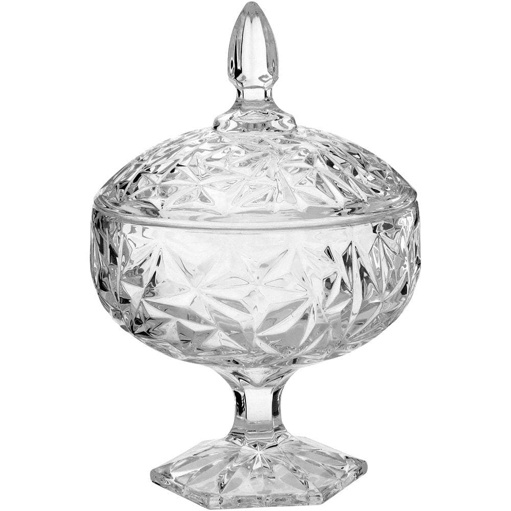 ALLY POTICHE 24x16x16cm VIDRO TRANSP