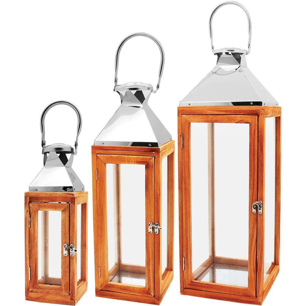 Gummi Lanterna Madeira Natural 3Pç