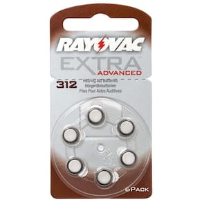 Bateria Auditiva Tamanho 312 Com 6 312aux-6xebra