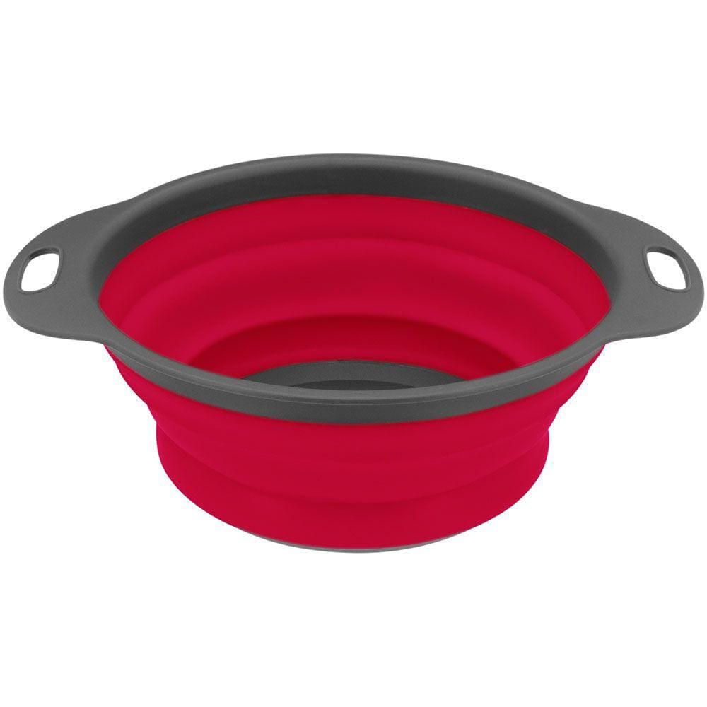 COOKER ESCORREDOR 8x24x20cm SILICONE VERMELHO RETRÁTIL