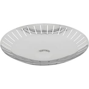 HOME&CO LUNARIA CENTRO MESA 6x36x36cm INOX PRATA