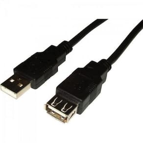 Cabo Extensor Usb 2.0 A Macho X Usb 2.0 A Femea 10m Preto