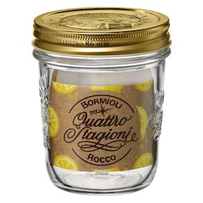 BORMIOLI ROCCO QSTAGIONI POTE 11x9x9cm 320ml VIDRO TRANSP TAMPA METAL
