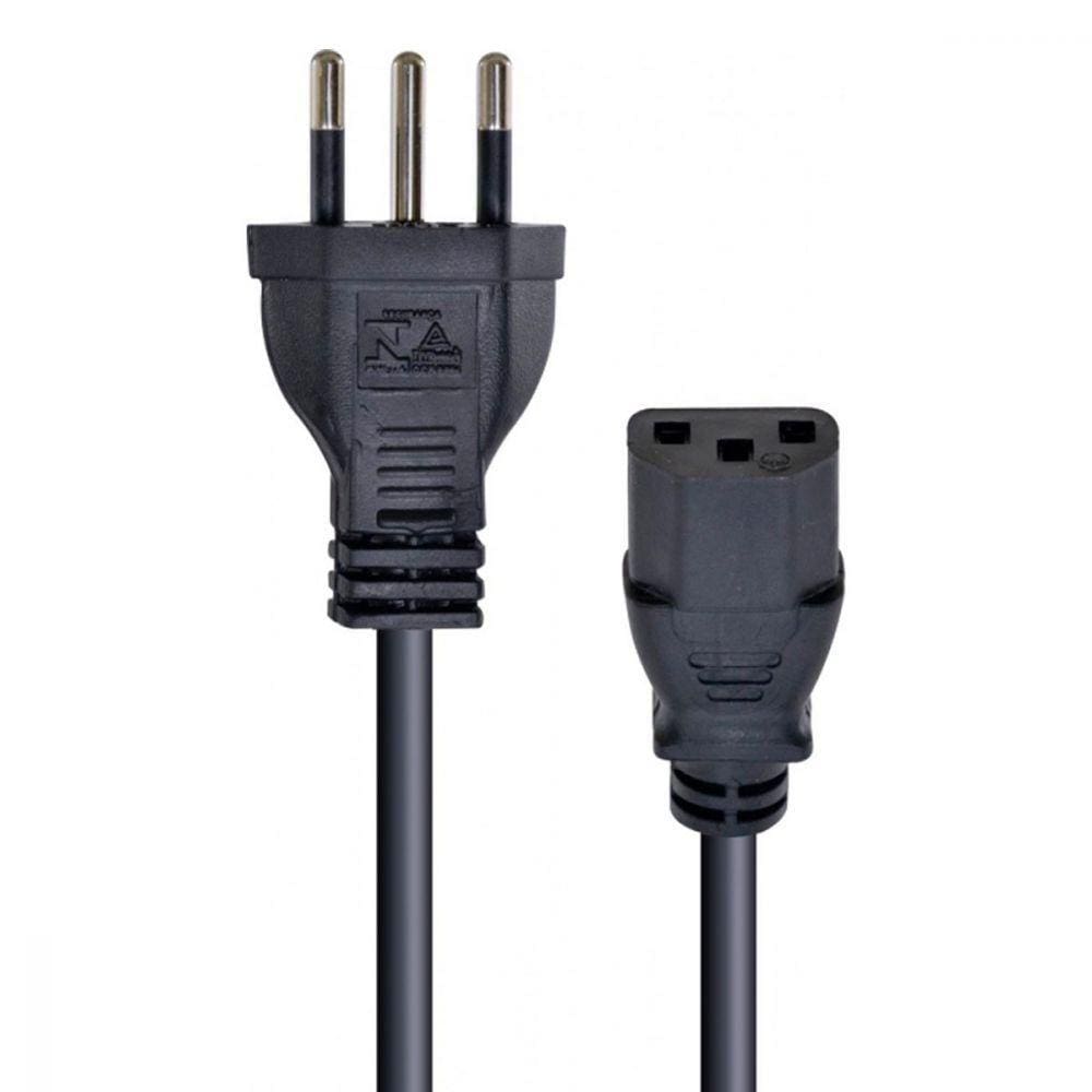 Cabo De Força Tripolar Para Fonte 3x0,50 Mm 250v 10a 1,2 Metros - Pc / 10