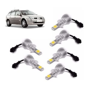 Kit Super Led Renault Megane Grand Tour Farol E Milha 6000K