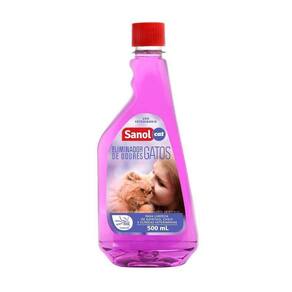 Eliminador De Odores Sanol Gato 500 Ml (Refil)