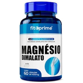 Magnésio Dimalato 400G Com Cápsulas Fitoprime