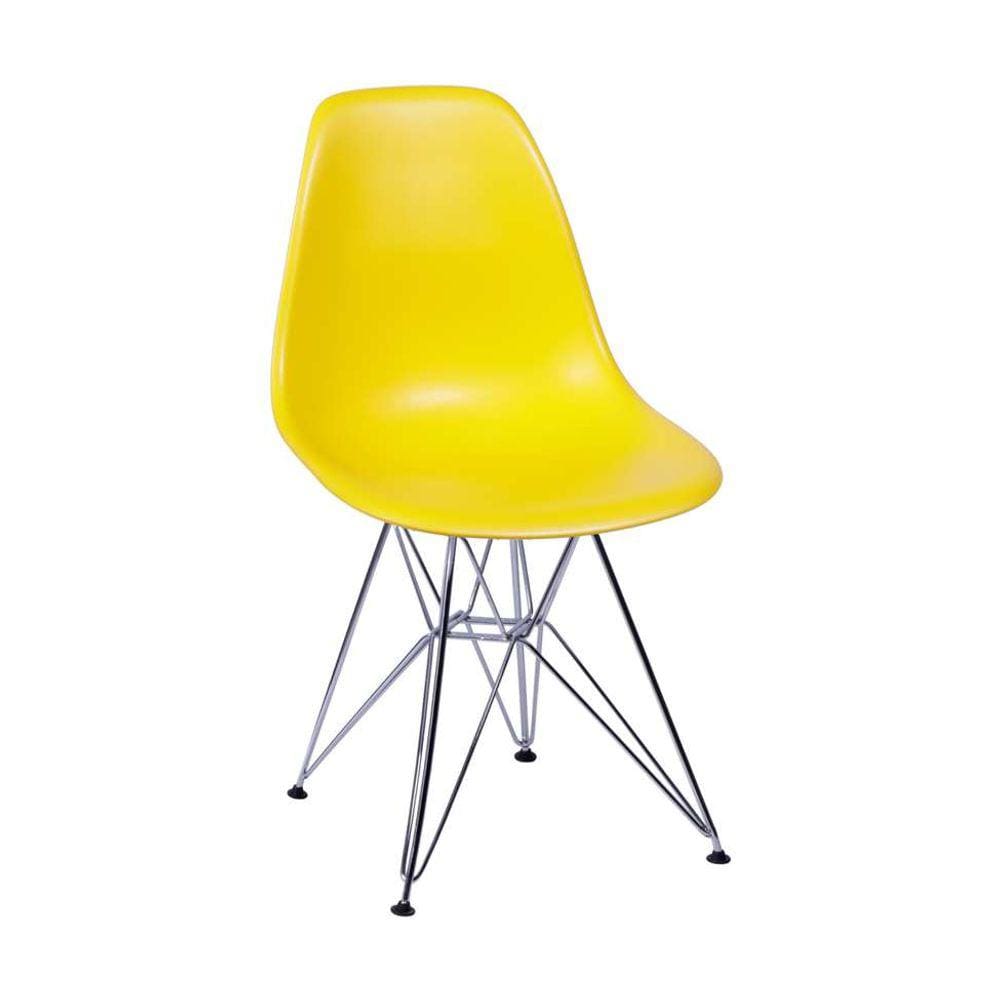 cadeira eames i amarela