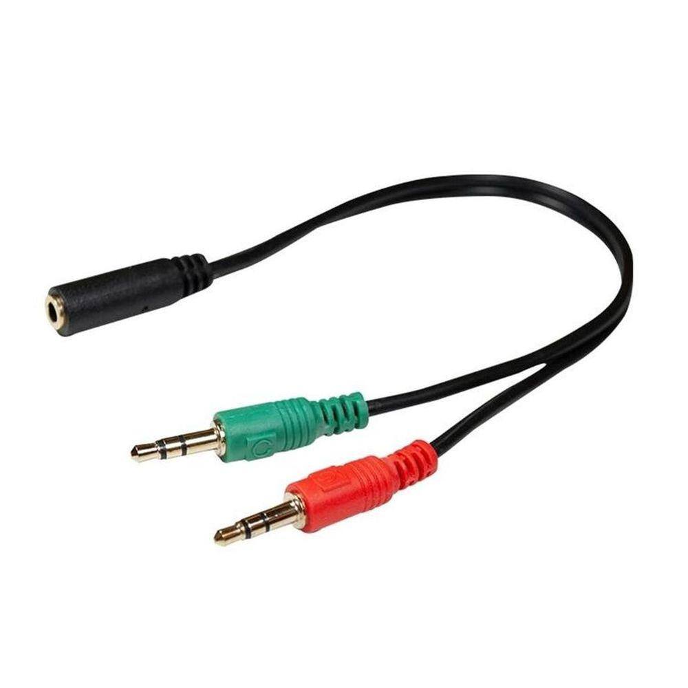 Adaptador P3 Fêmea x 2 P2 Macho X-Cell
