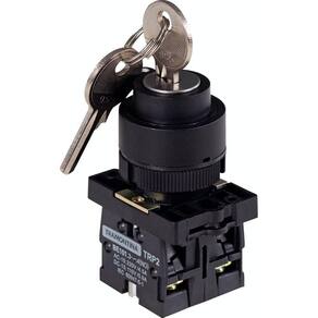 Botão Seletor com Chave Tramontina TRP2-EG33 2NA Três Posições Base de Plástico Tramontina