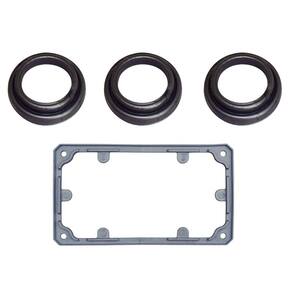 Kit vedação IP54 para Condulete/Eletroduto fixo e tampa cega 1/2" Tramontina Tramontina