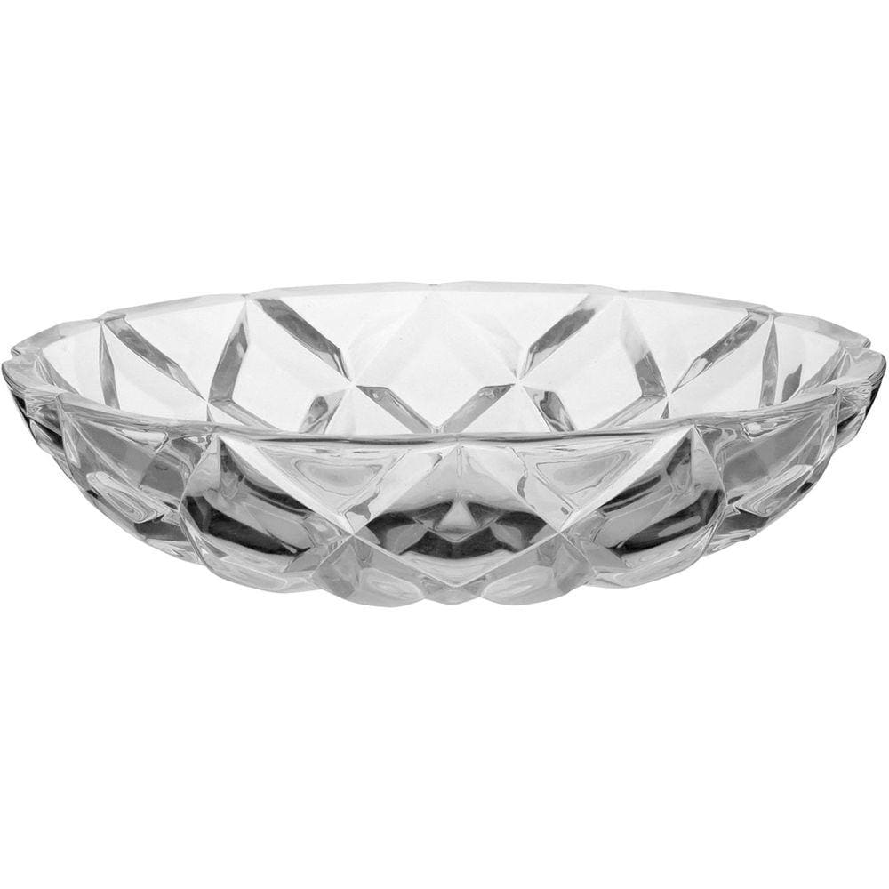 ANDRES CENTRO MESA 8x32x32cm CRISTAL ECO TRANSP