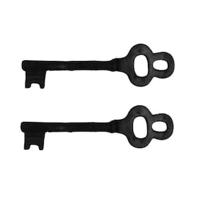Kit 2 Chaves Decorativas Rústica Enfeite em Ferro Nº 01 26cm