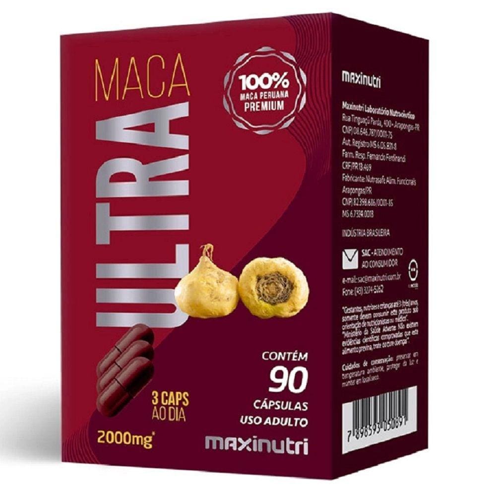Maca Ultra 2000mg 90cap - Maxinutri