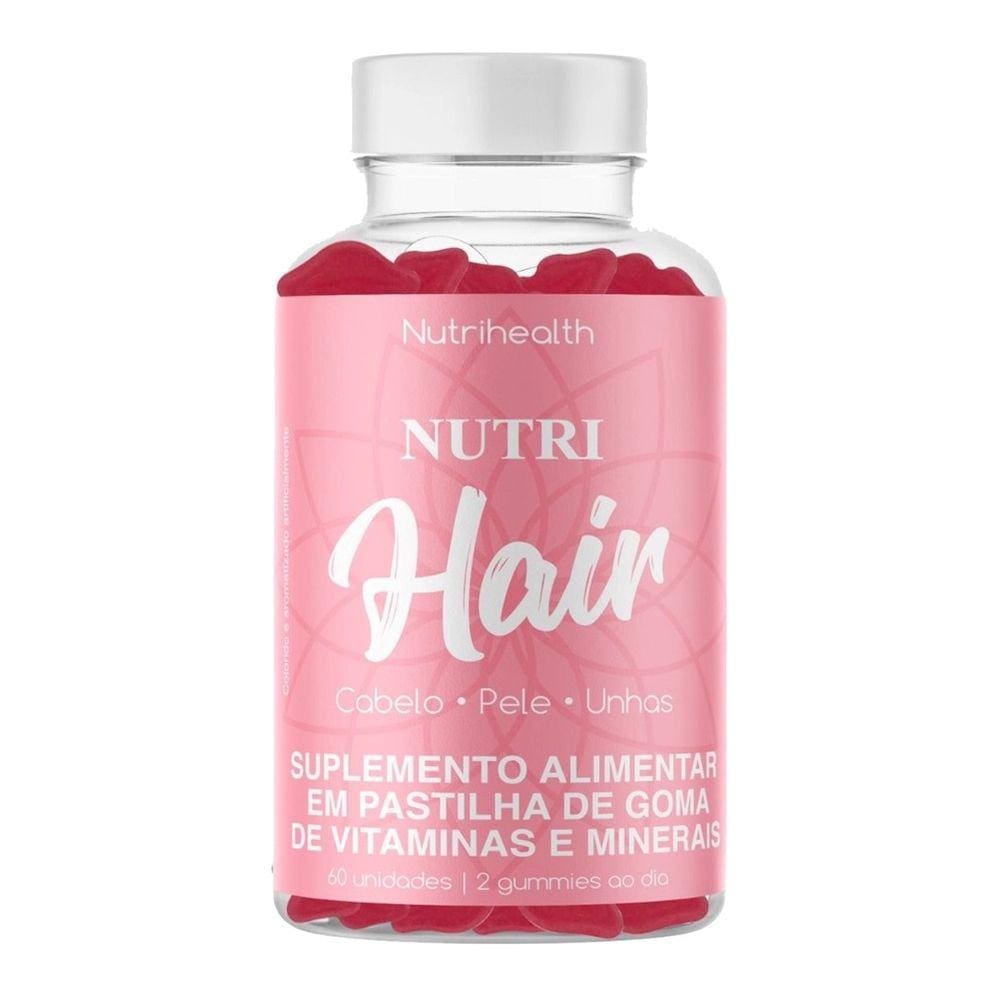 Nutri Hair Suplemento Alimentar em Goma 60und - Nutrihealth
