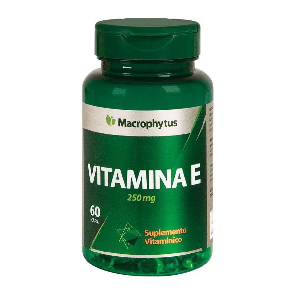 Vitamina E 250mg 60Cps - Macrophytus