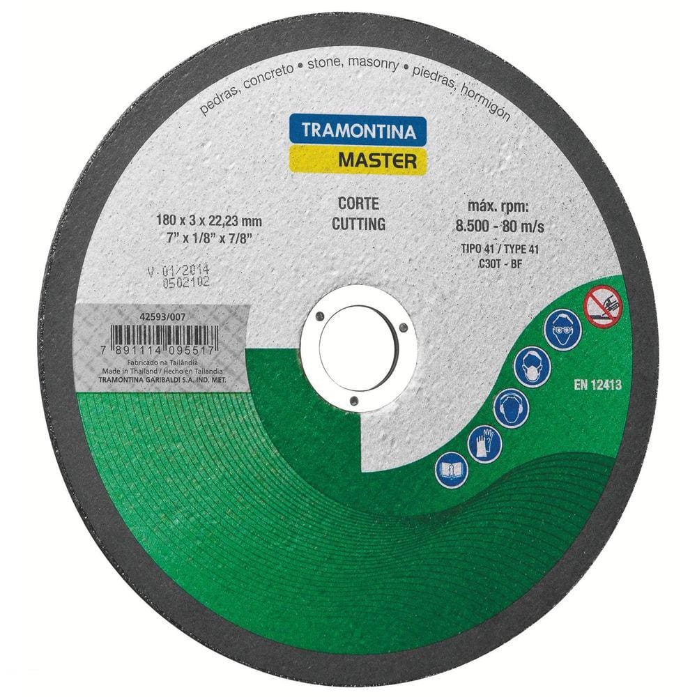 Disco de Corte Tramontina 7" para Pedras Tramontina