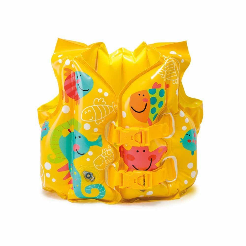 Colete Infantil Salva-Vidas Inflável - Peixinhos - INTEX