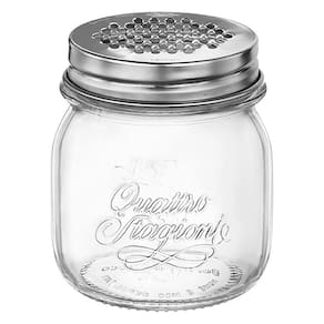 BORMIOLI ROCCO QSTAGIONI QUEIJEIRA 9x9x9cm 250ml VIDRO TRANSP TAMPA INOX