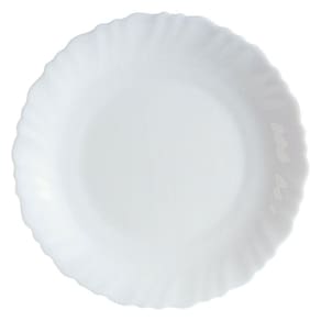 LUMINARC FESTON PRATO SOBREMESA 2x19x19cm VIDRO TEMPERADO BRANCO 6PÇ
