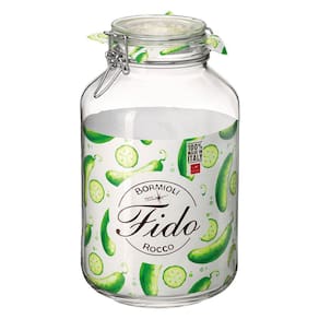 BORMIOLI ROCCO FIDO POTE HERMÉTICO 28x16x16cm 4L VIDRO TRANSP