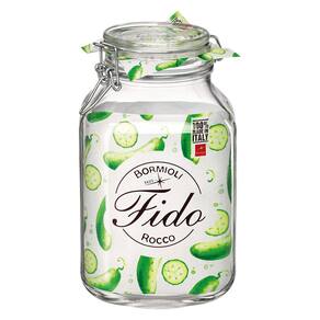 BORMIOLI ROCCO FIDO POTE HERMÉTICO 24x14x14cm 3L VIDRO TRANSP