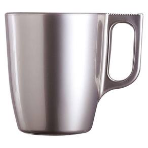 LUMINARC FLASHY CANECA 9x8x8cm 250ml VIDRO TEMPERADO PRATA