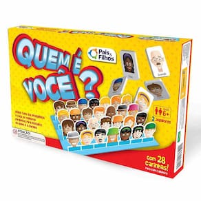 Jogo Quem é Você? - 56 Carinhas - Pais e Filhos