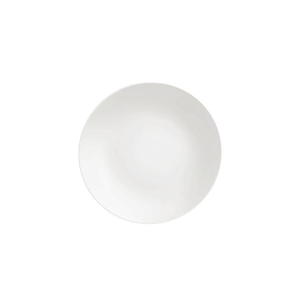 Prato Raso Tramontina Leonora em Porcelana Branca 25 cm Tramontina
